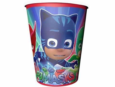 Pj Masks Temalı Karton Bardak (8 Adet)