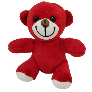 Sevimli Kırmızı Peluş Ayıcık Oyuncak
