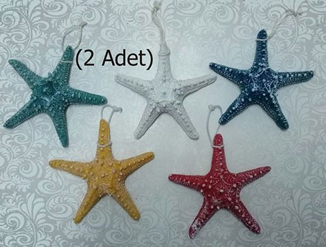 Polyester Marin Deniz Yıldızı Kapı Süsü (2 Adet)