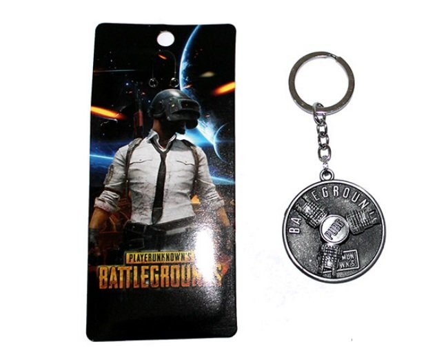 Metal Kalkan Tasarım Pubg Anahtarlık