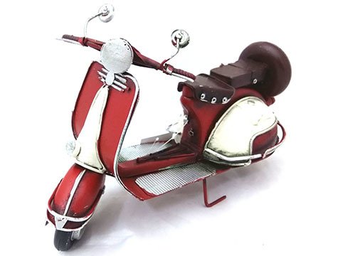 Scooter Dekoratif Nostaljik Metal Motorsiklet