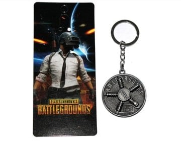 Metal Pubg Kalkan Anahtarlık