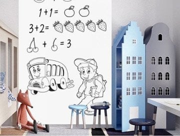 Sticker Rulo Beyaz Yazı Tahtası Sticker Board