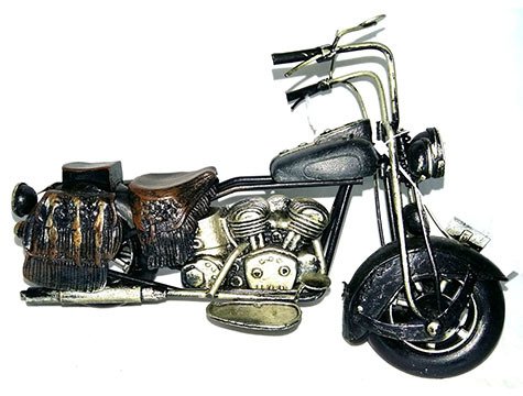 Klasik Metal Model Motorsiklet Maketi