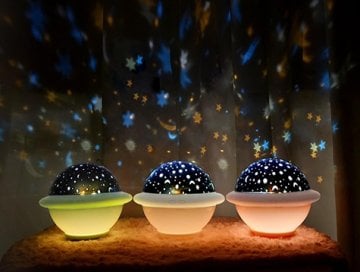 Ufo Yıldız Işığı Projeksiyon Gece Lambası