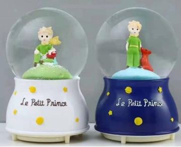 Le Petit Prince Işıklı Müzikli Cam Kar Küresi