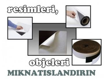 Kendinden Yapışkanlı Magnet (10 Adet)