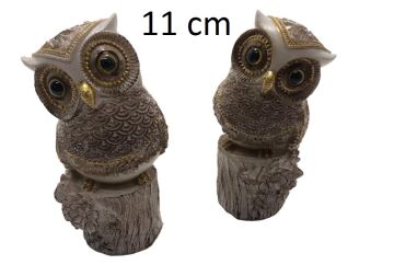 Polyester Mini Baykuş Biblosu (11 cm)