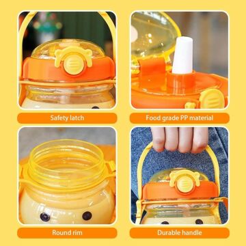 Sevimli Sarı Ördek Tasarımlı Suluk (1000 Ml)