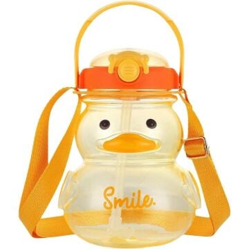 Sevimli Sarı Ördek Tasarımlı Suluk (1000 Ml)