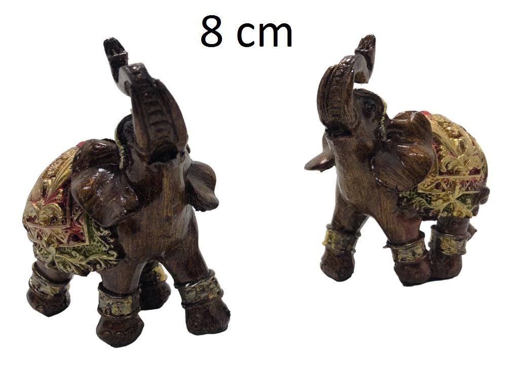 Mini Polyester Kahverengi Fil Biblosu (9 cm)
