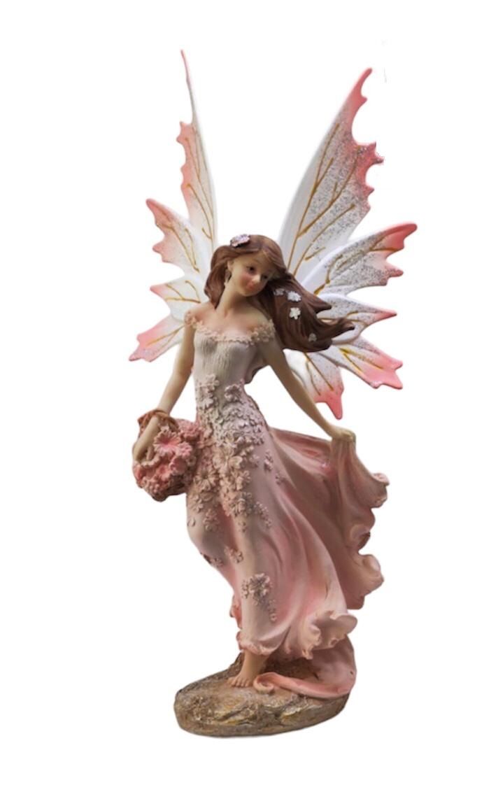 Dekoratif  Peri Tasarımlı Polyester Biblo (24 cm)