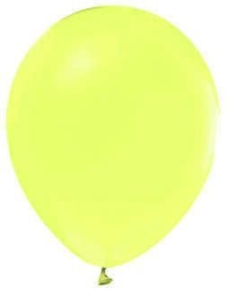 Düz Makaron Vanilya Sarısı Balon 5 inç (100 Adet)