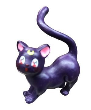 Minyatür Mor Kedi Teraryum Biblosu  (4.5 cm)