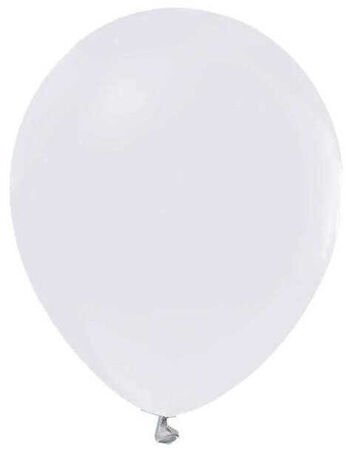 Düz Beyaz Balon 5 inç (100 Adet)