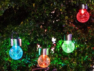 Sarkıt Güneş Enerjili RGB Dekoratif Bahçe Balkon Aydınlatma (3 Adet)