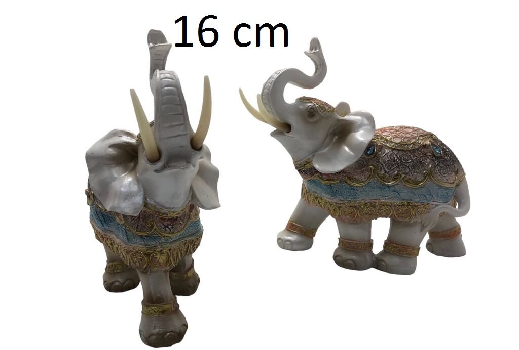 Dekoratif Fil Biblosu Polyester (16 cm)