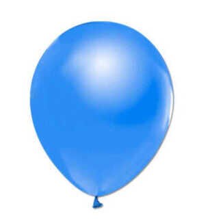 Düz Mavi Balon 5 inç (100 Adet)