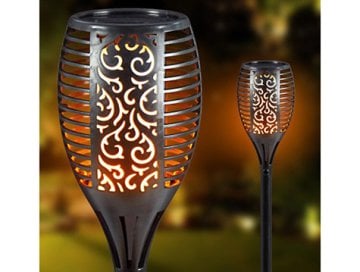 Güneş Enerjili Alev Efektli Bahçe Aydınlatması (58 Cm)