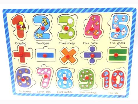 Ahşap Bultak Matematik Dört İşlem Oyunu