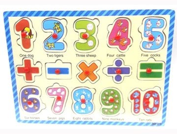 Ahşap Bultak Matematik Dört İşlem Oyunu