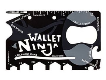 Ninja Wallet 18 in 1 Credit Card Multi Tool Kit