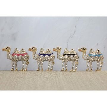Swarovski Deve Tasarım Magnet Buz Dolabı Süsü