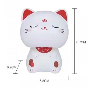 Solar Güneş Enerjili Dans Eden Sevimli Sallanan Kedi