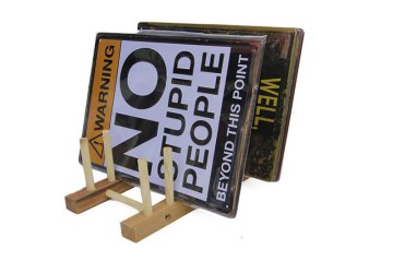 Bambu Ahşap Kitap ve Raf Standı