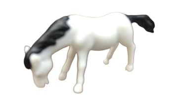 Minyatür Beyaz At Teraryum Biblosu  (2 cm x 4.5 cm)