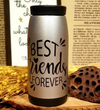 Best Friends Forever Temalı Çelik Termos