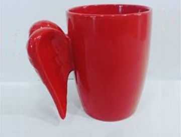 Melek Kanatlı Porselen Kupa Mug Stoneware
