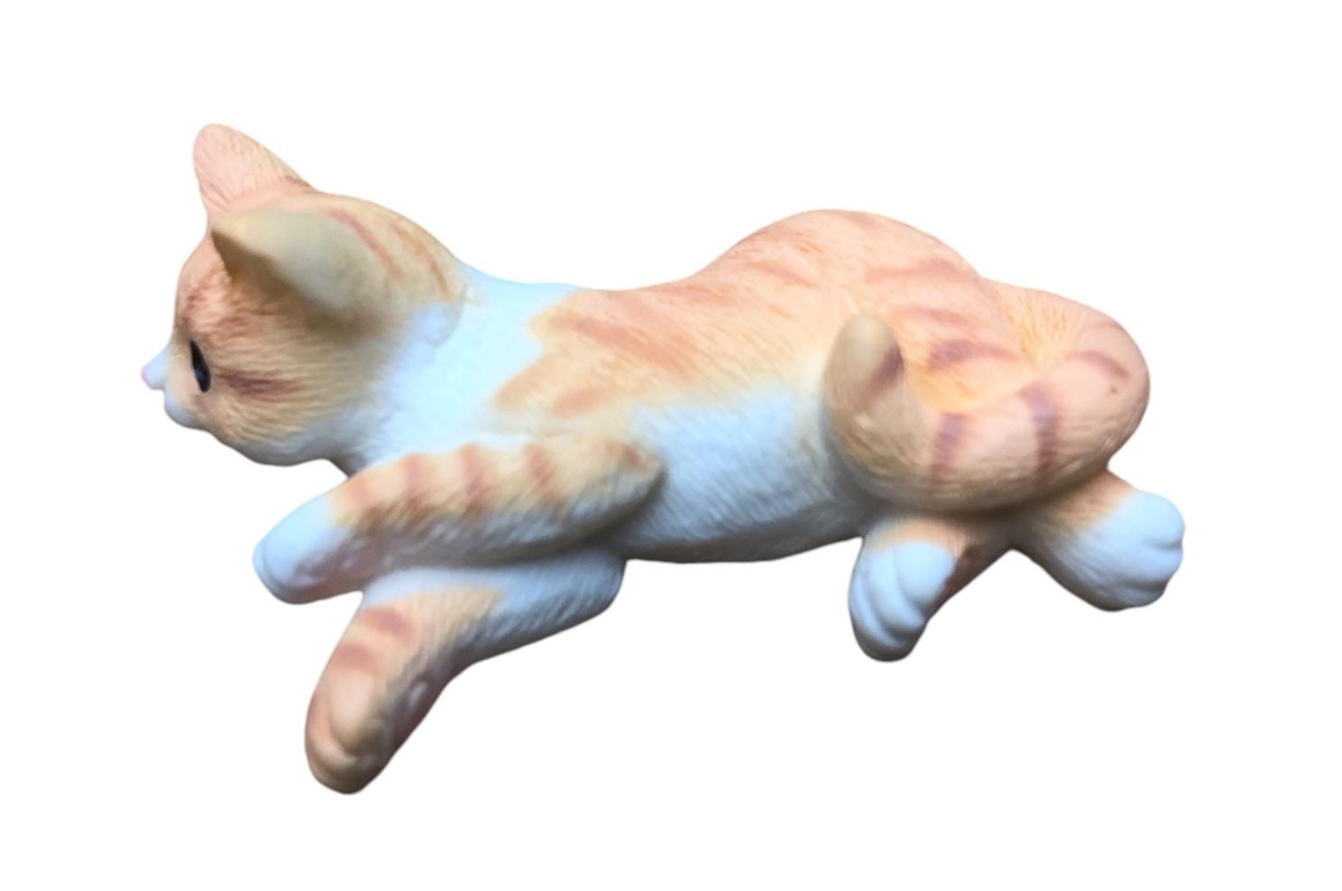 Minyatür Sarı Yatan Kedi Teraryum Biblosu  (3 cm)