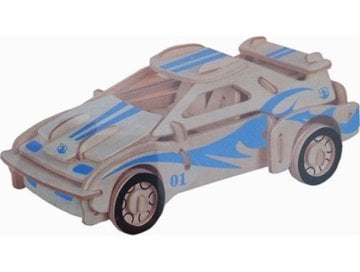 Ahşap Puzzle  3D F20 Araba Maketi