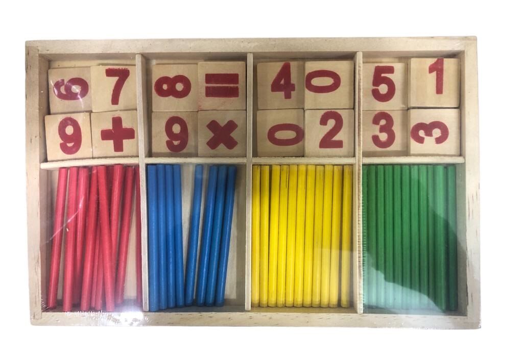 Ahşap Çubuklu Matematik Eğitim Seti