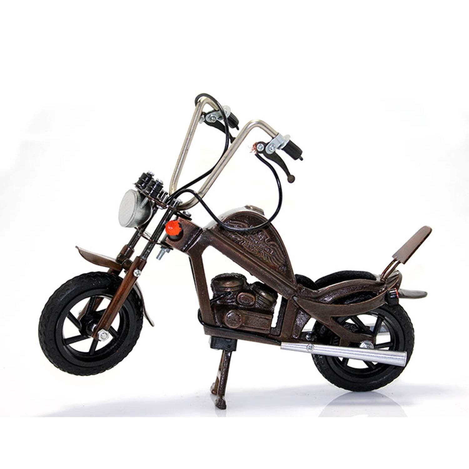 Dekoratif Metal Motosiklet Biblosu (17 cm)