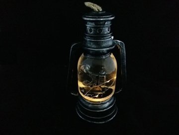 Nostaljik Gaz Lambası Tasarımlı Işıklı Su Küresi
