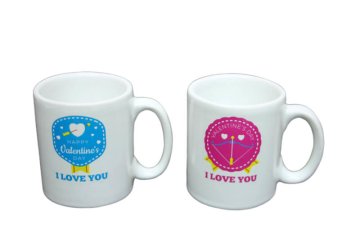 I Love You Kupa Bardak Seti (2 Adet) Bardak Seti (2 Adet)