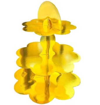 Düz Gold Kek Standı