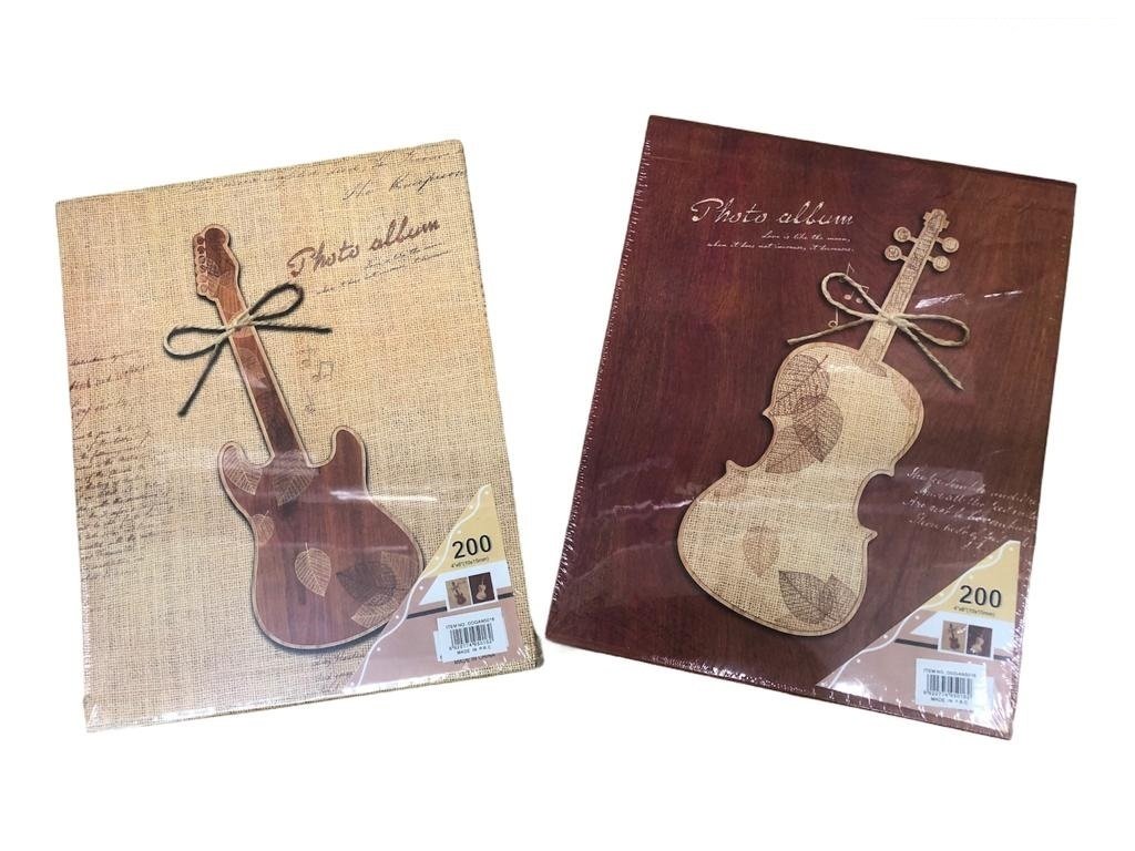 Fotoğraf Albümü Gitar Kapaklı 200 Adet Resimli (10cm x 15cm)