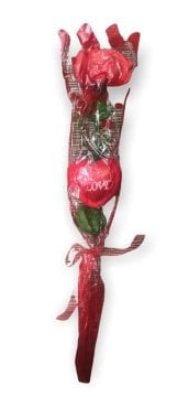 Sevgiliye Özel Işıklı Love Kırmızı Gül