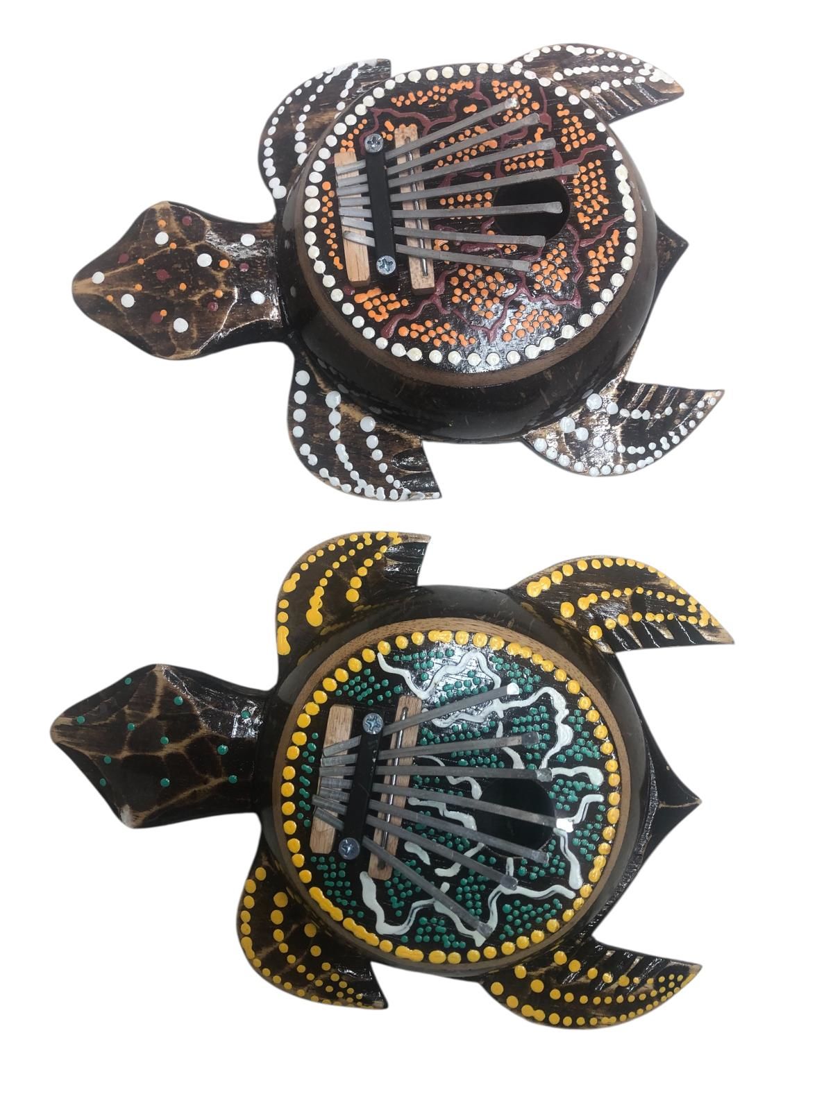 Ahşap Kaplumbağa Kalimba Enstrümanı