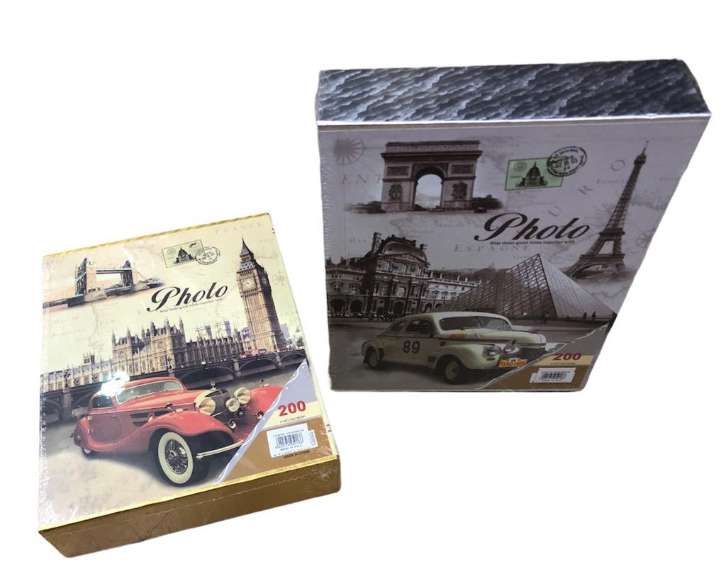 Fotoğraf Albümü Araba Tasarımlı 200 Adet Resimli (10cm x 15cm)