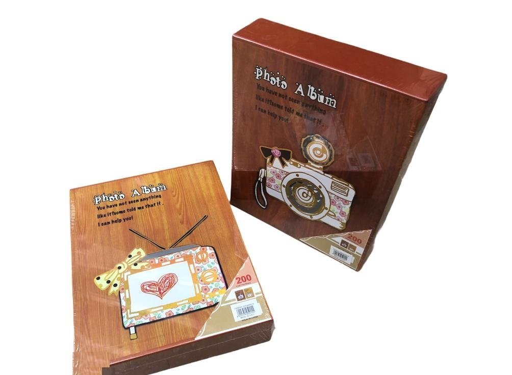 Fotoğraf Albümü Tv ve Foto Makine Tasarımlı 200 Adet Resimli (10cm x 15cm)