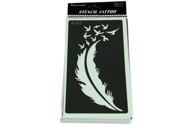 Hint Desenli El Kına Kalıbı (12 Adet)