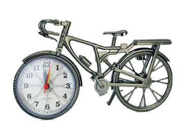 Dekoratif Bisiklet Çalar Masa Saati