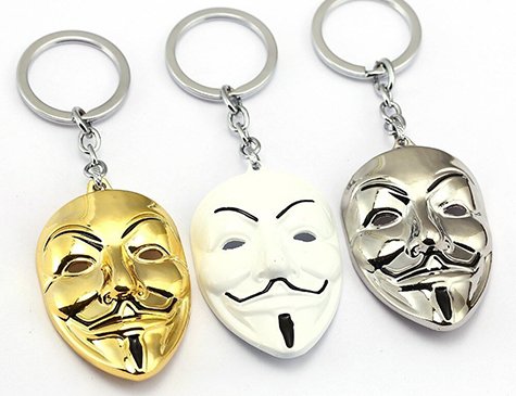 V For Vandetta Metal Anahtarlık