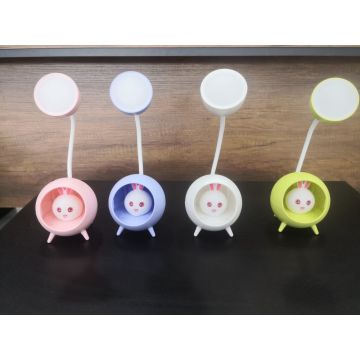 Dekoratif Tavşan Modelli Şarjlı Masa Lambası