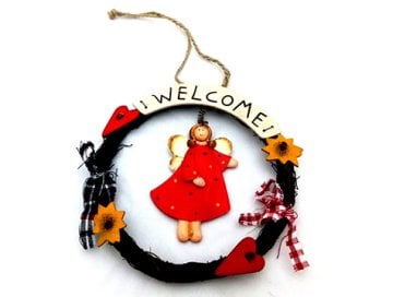 Welcome Melekli Kapı Süsü