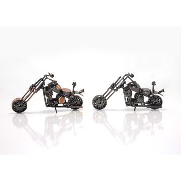 Bilyeli Metal Model Motosiklet Maketi (15 cm)